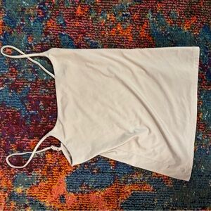 Express Cream Spaghetti Strap Top